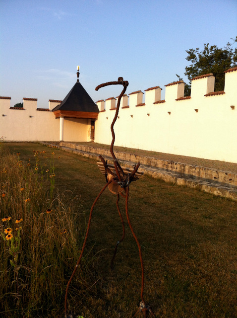 jardin merveilleux sculpture musicale géante de plein air